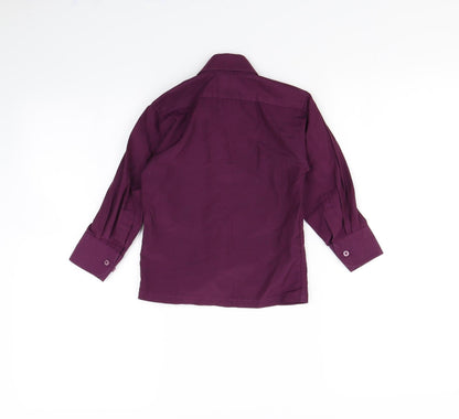 Device Boys Purple   Basic Button-Up Size 12 Months