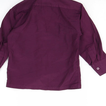 Device Boys Purple   Basic Button-Up Size 12 Months