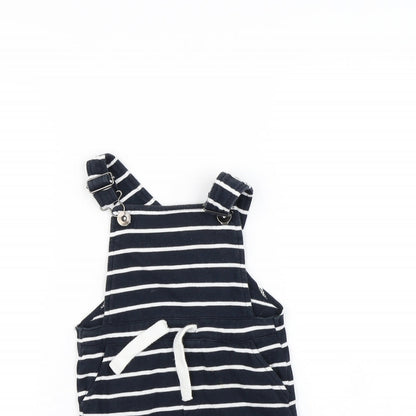 Next Boys Blue Striped  Romper One-Piece Size 18 Months