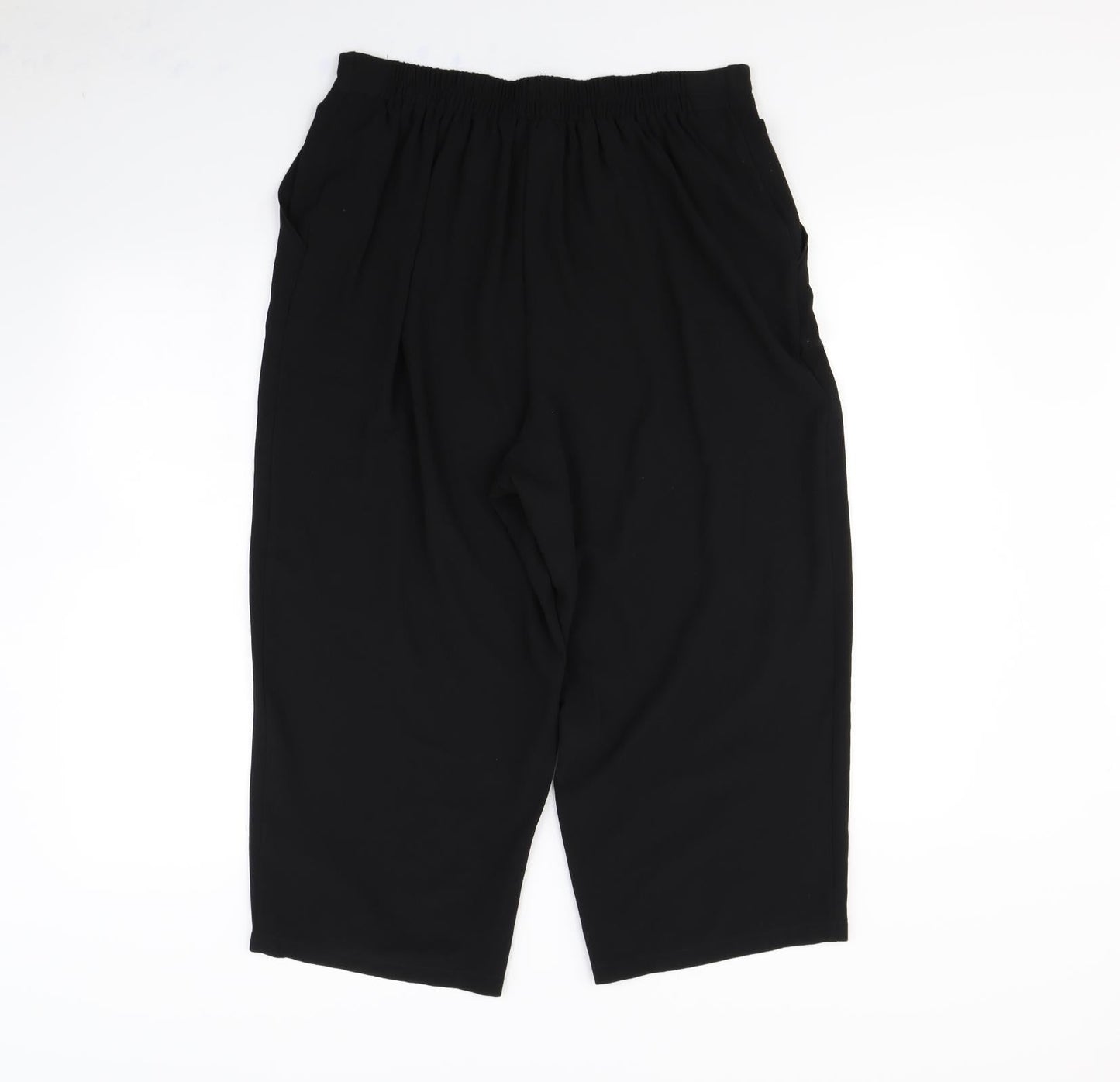 Evans Womens Black   Dress Pants Trousers Size 14 L21 in