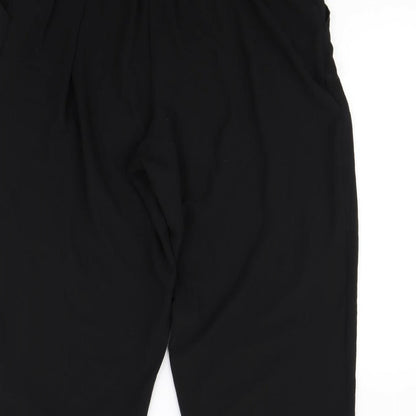 Evans Womens Black   Dress Pants Trousers Size 14 L21 in
