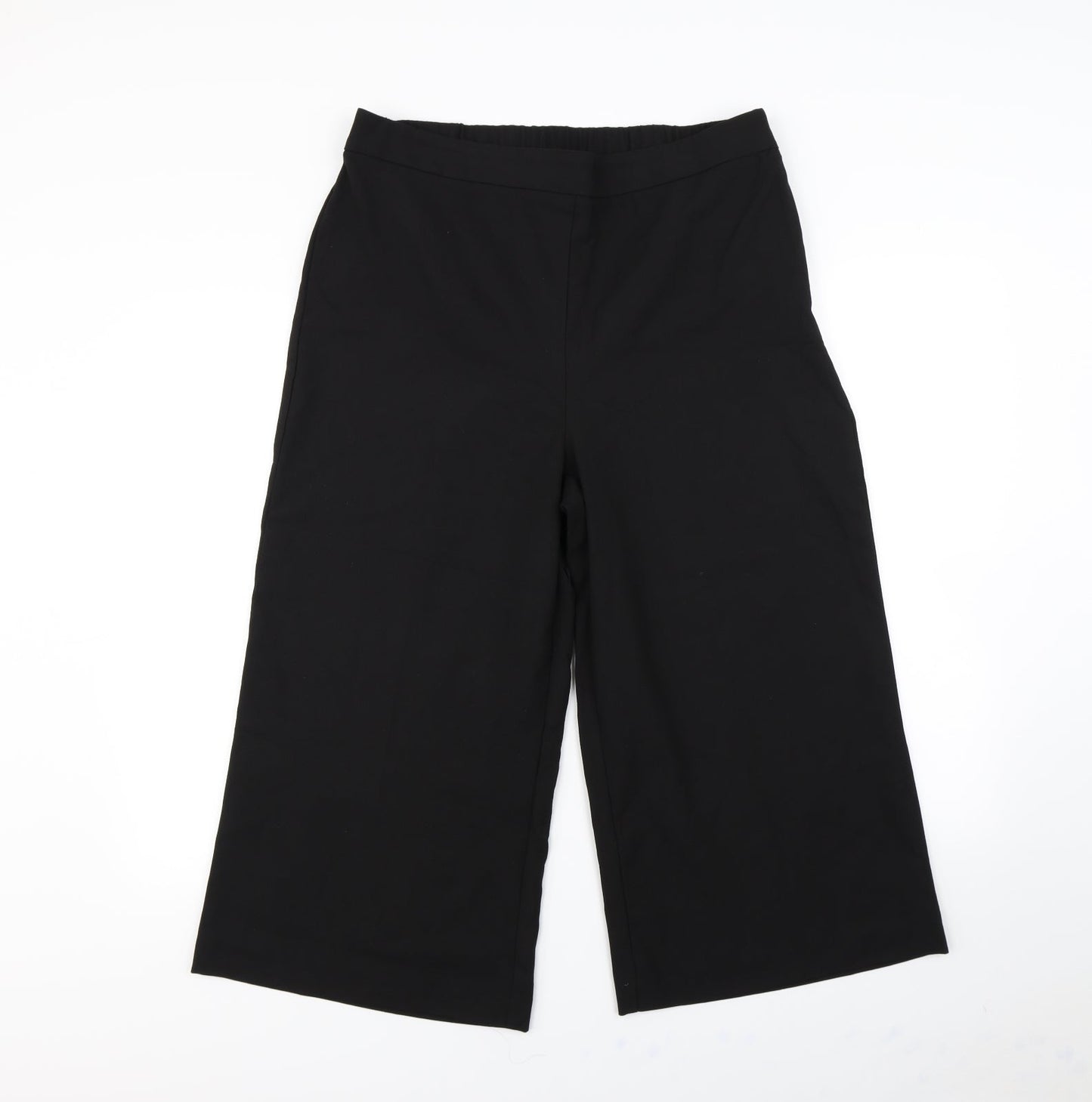 Womens UK Size 16 label be Regular Fit Dress Pants Black Trousers