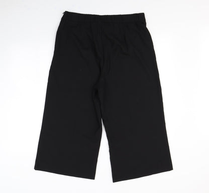 Womens UK Size 16 label be Regular Fit Dress Pants Black Trousers
