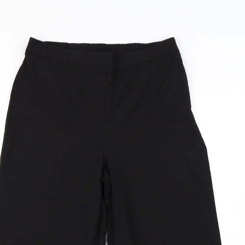 Womens UK Size 16 label be Regular Fit Dress Pants Black Trousers
