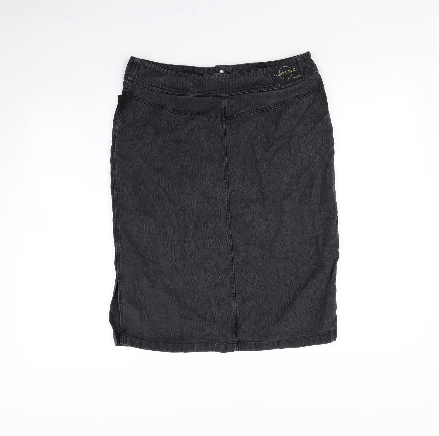 Leisure Wear Womens Black   Straight & Pencil Skirt Size 12