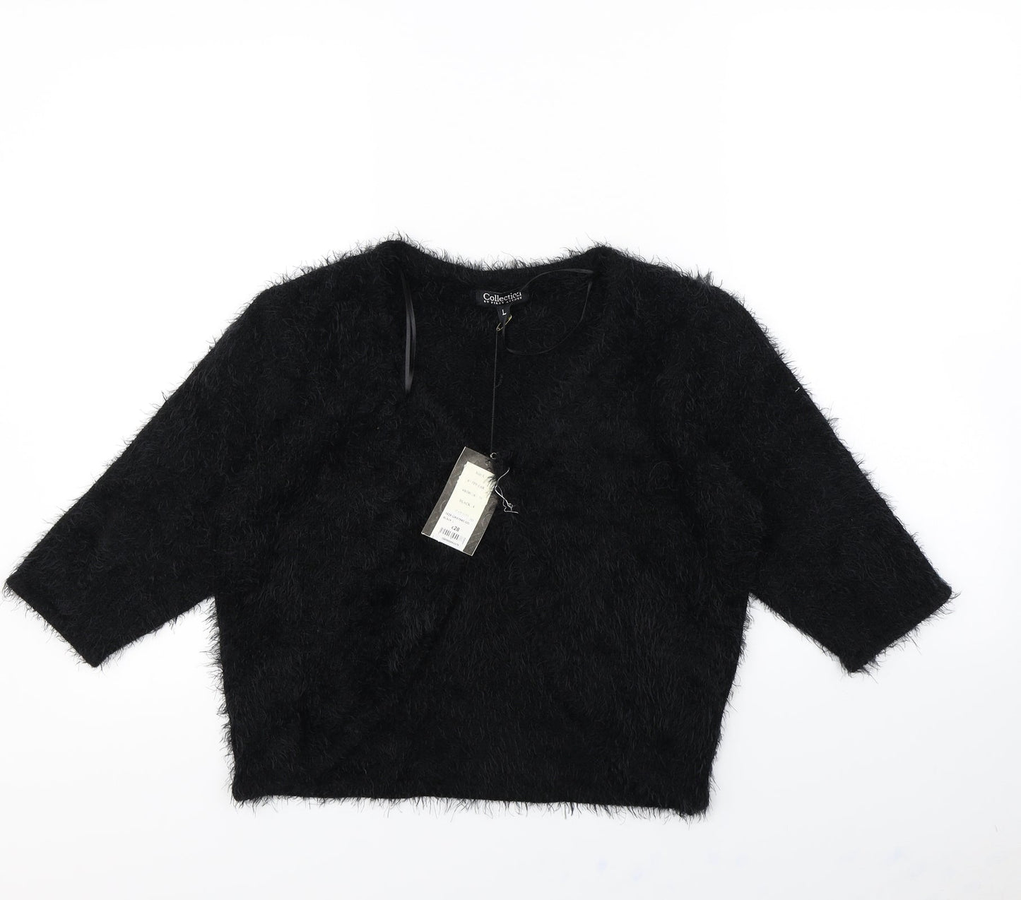 First Avenue Womens Black   Cardigan Jumper Size L