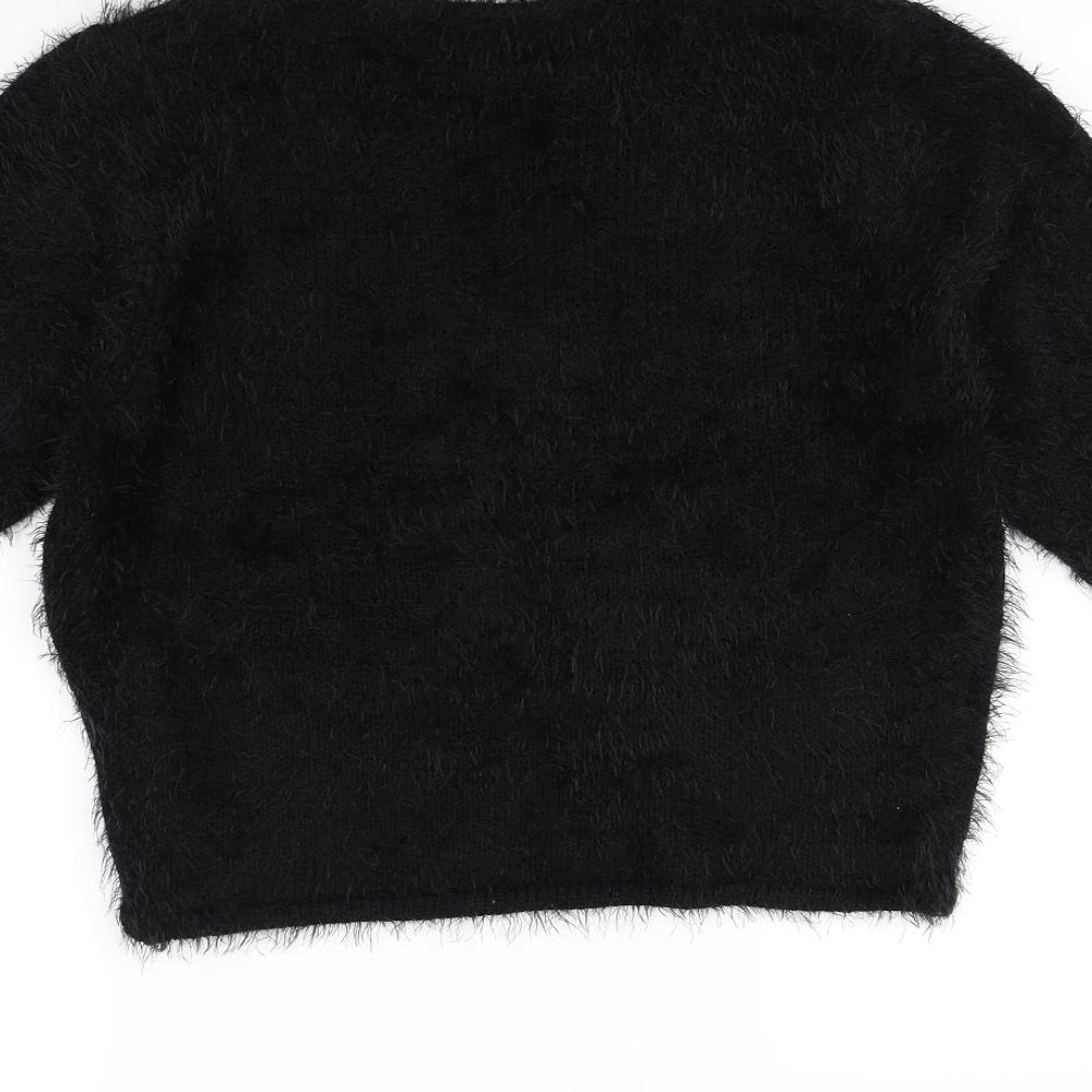 First Avenue Womens Black   Cardigan Jumper Size L