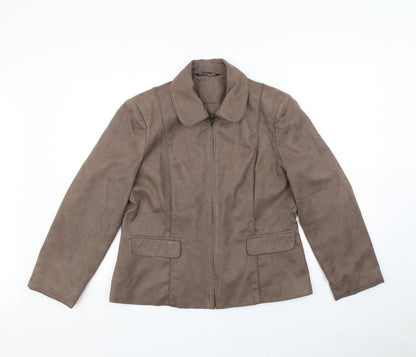 Womens UK Size 16 BHS Brown Jacket