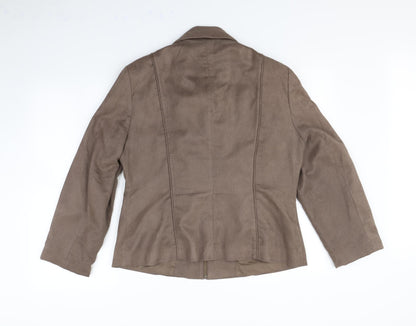 Womens UK Size 16 BHS Brown Jacket