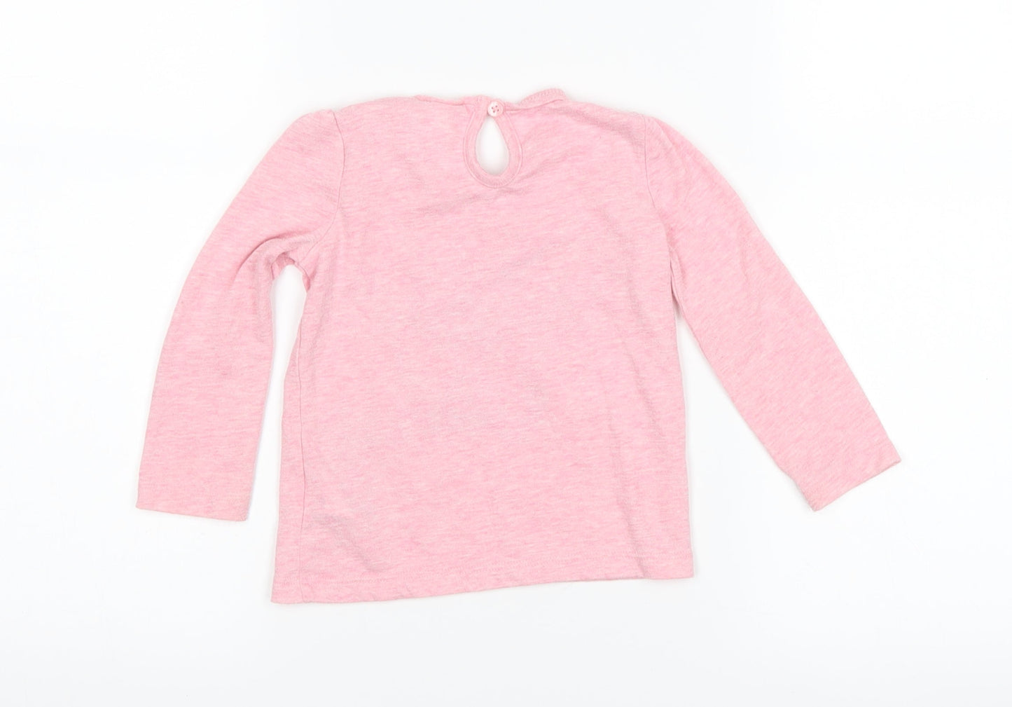 F&F Girls Pink   Basic T-Shirt Size 9-12 Months  - little lady