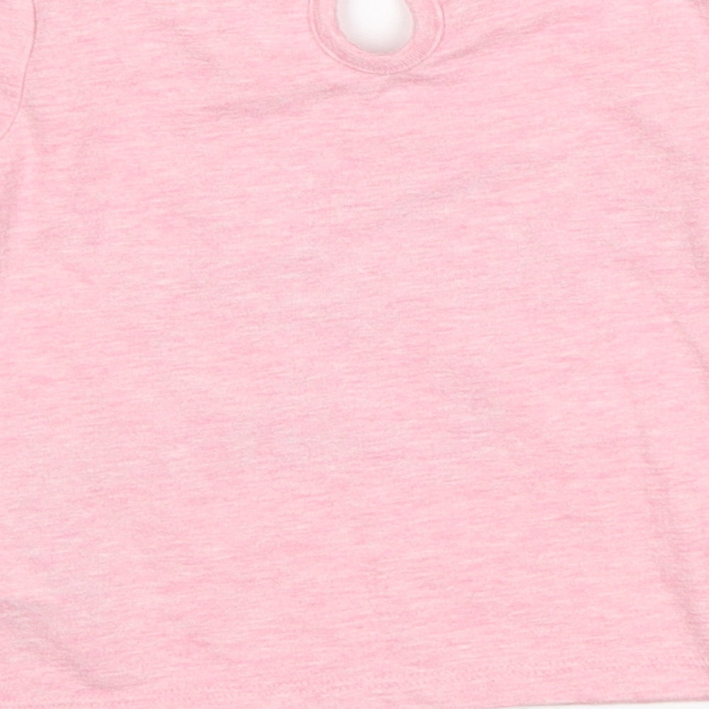 F&F Girls Pink   Basic T-Shirt Size 9-12 Months  - little lady