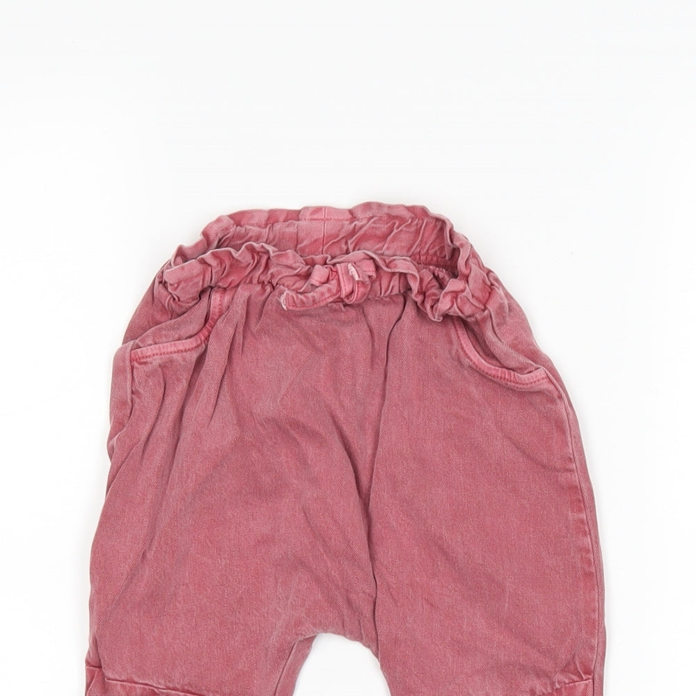 NEXT Girls Purple   Capri Trousers Size 12-18 Months