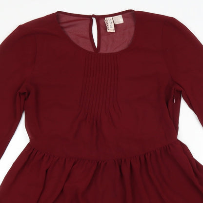 H&M Womens Red   Shift  Size 6