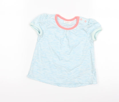 NEXT Girls Blue   Basic T-Shirt Size 9-12 Months