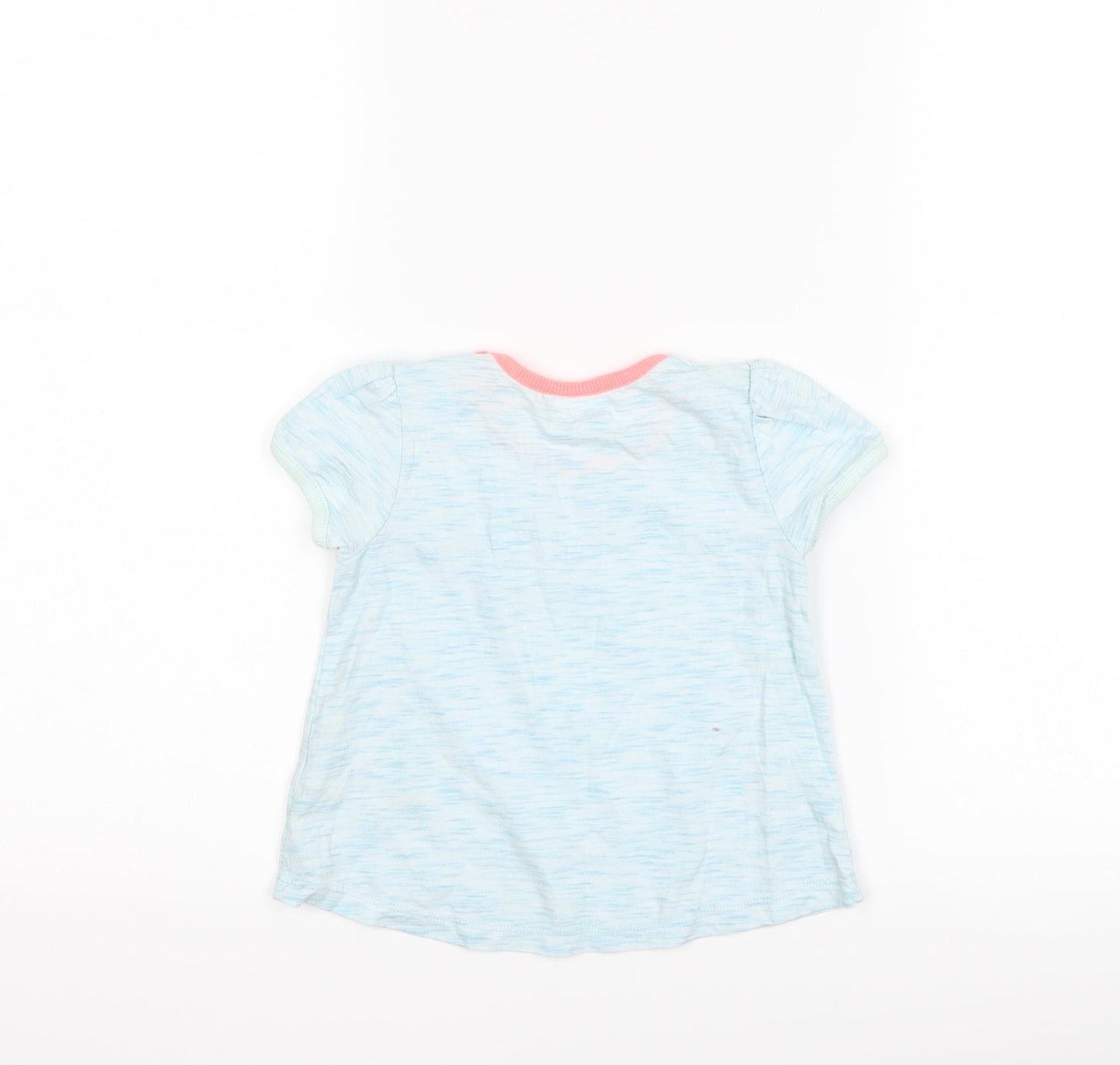 NEXT Girls Blue   Basic T-Shirt Size 9-12 Months