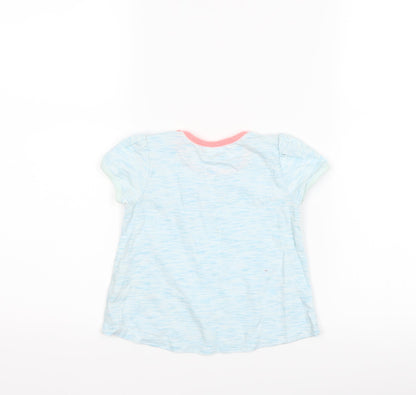 NEXT Girls Blue   Basic T-Shirt Size 9-12 Months