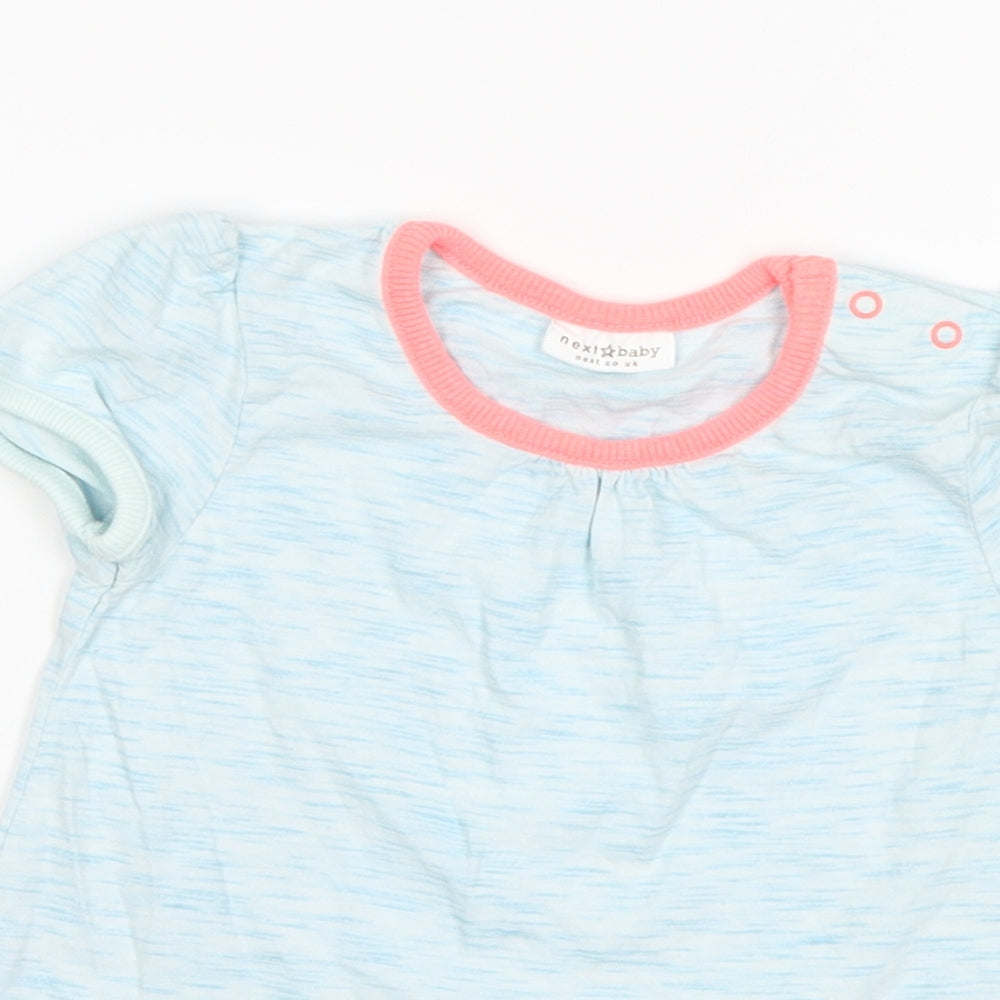 NEXT Girls Blue   Basic T-Shirt Size 9-12 Months