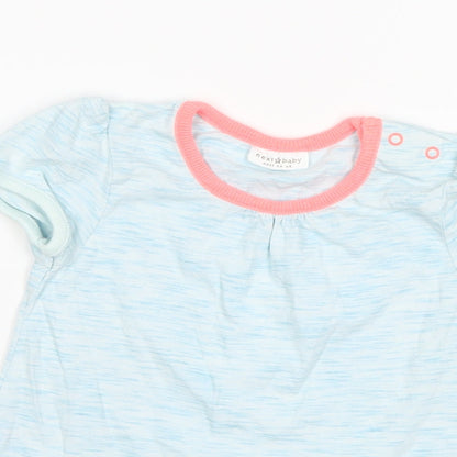 NEXT Girls Blue   Basic T-Shirt Size 9-12 Months