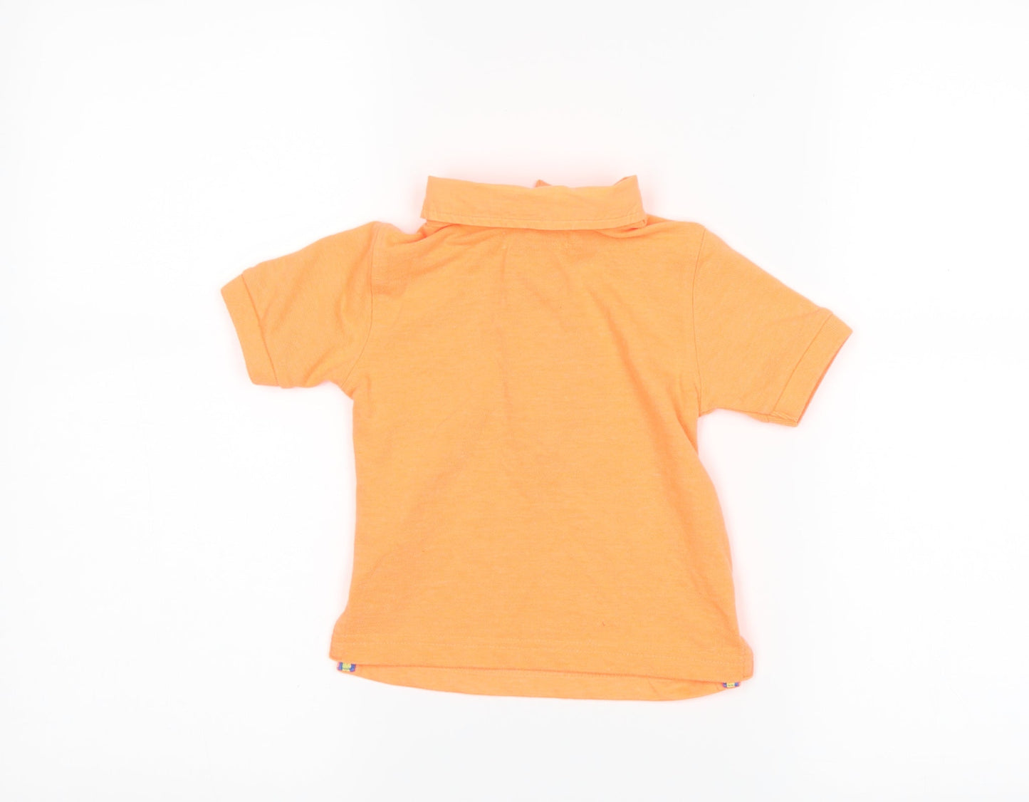 BHS Boys Orange   Basic Polo Size 12-18 Months  - neon
