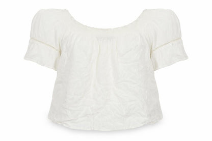 Bershka Girls White   Basic T-Shirt Size L