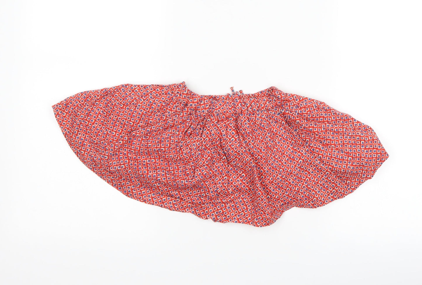NEXT Girls Red Geometric  A-Line Skirt Size 9-12 Months
