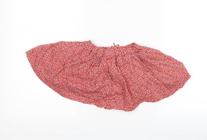 NEXT Girls Red Geometric  A-Line Skirt Size 9-12 Months