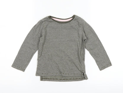 Primark Girls Green Striped  Basic T-Shirt Size 18-24 Months