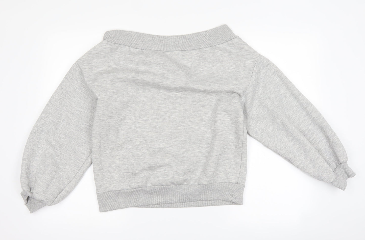 H&M Womens Grey   Pullover Sweatshirt Size M