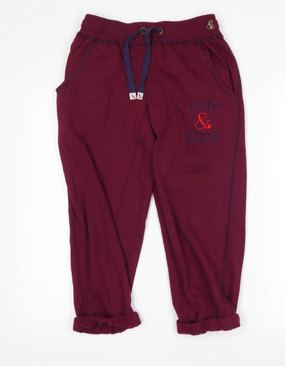 Womens UK Size 8 Debenhams Regular Fit Jogger Purple Trousers