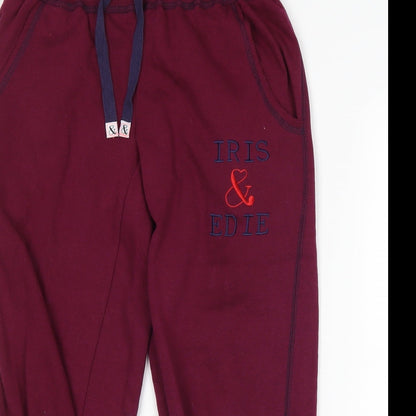 Womens UK Size 8 Debenhams Regular Fit Jogger Purple Trousers