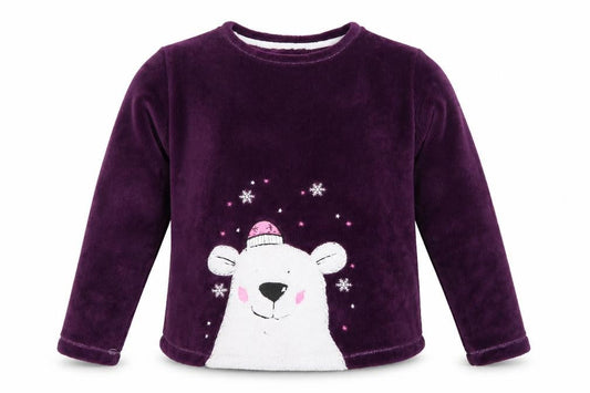 Time To dream Womens Purple   Pullover Jumper Size L