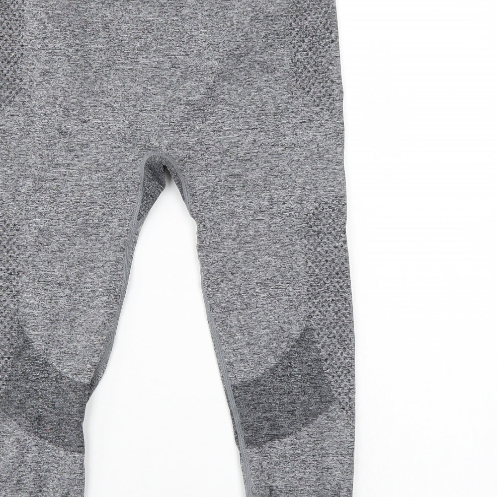 Preworn Womens Grey   Track Pants Leggings Size XS L19 in - Elastic Waist