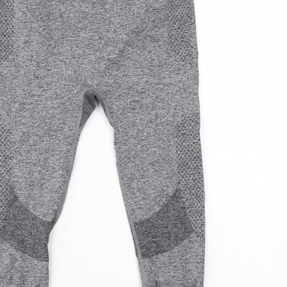 Preworn Womens Grey   Track Pants Leggings Size XS L19 in - Elastic Waist