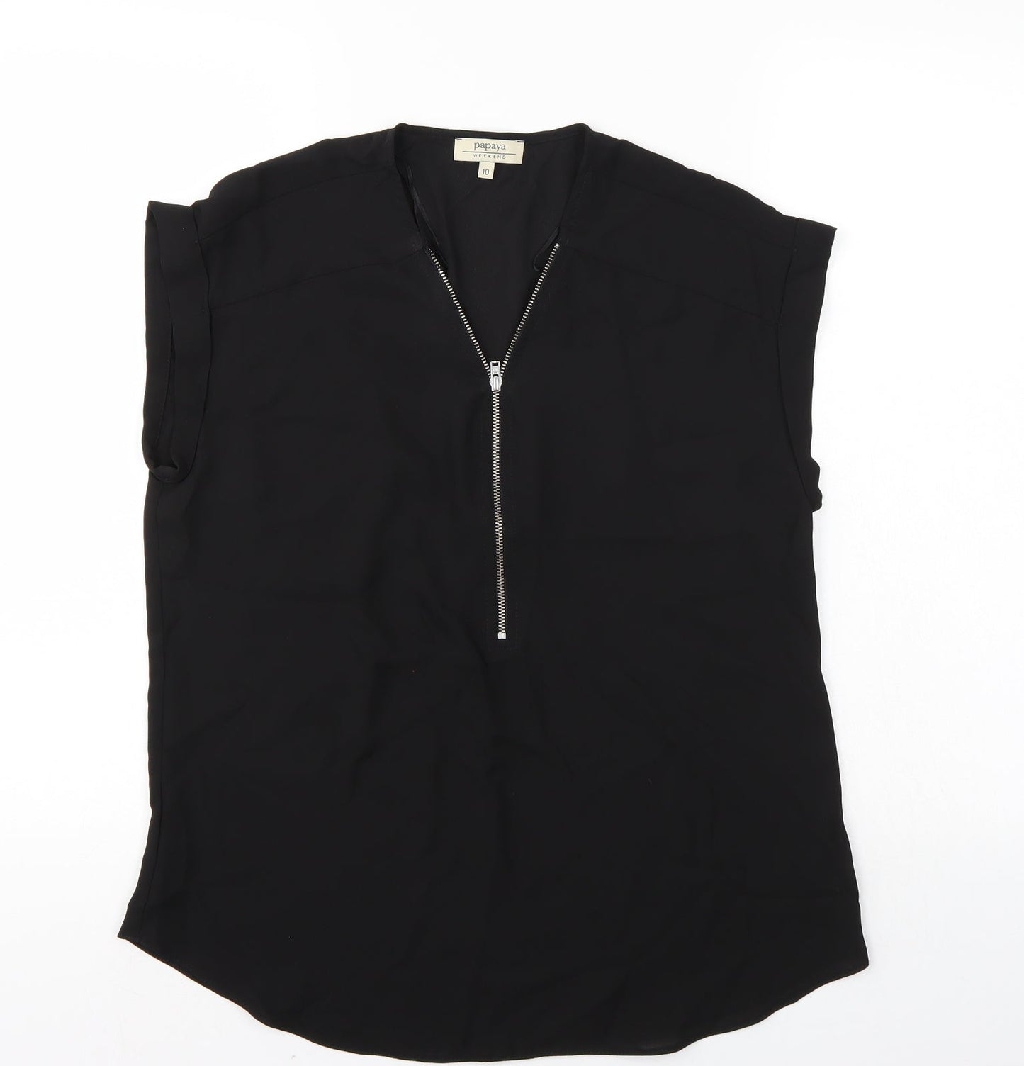 Papaya Womens Black   Basic Tank Size 10