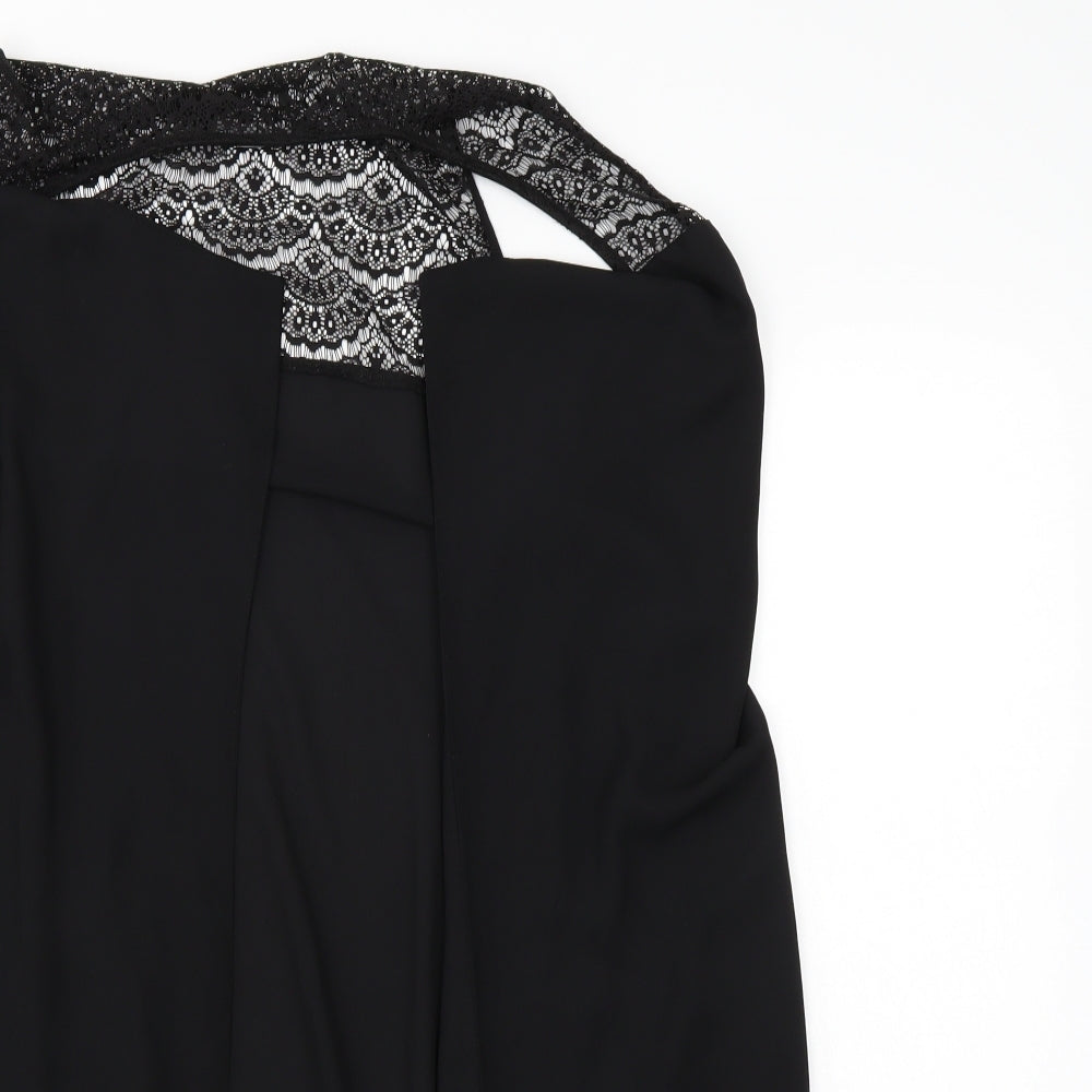 Select Womens Black   Cardigan Jumper Size 8