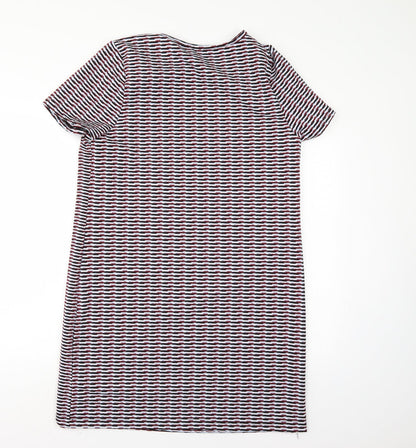 New Look Womens Multicoloured Striped  T-Shirt Dress
