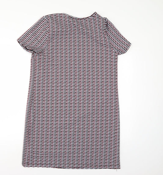 New Look Womens Multicoloured Striped  T-Shirt Dress