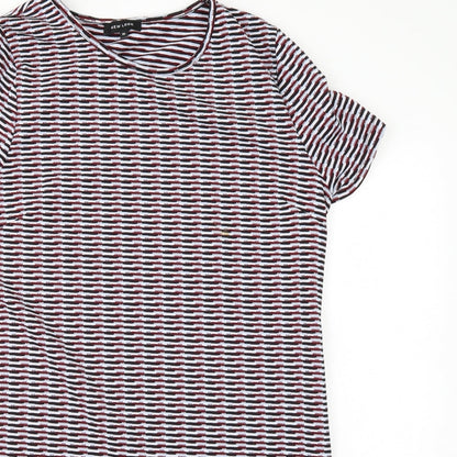 New Look Womens Multicoloured Striped  T-Shirt Dress