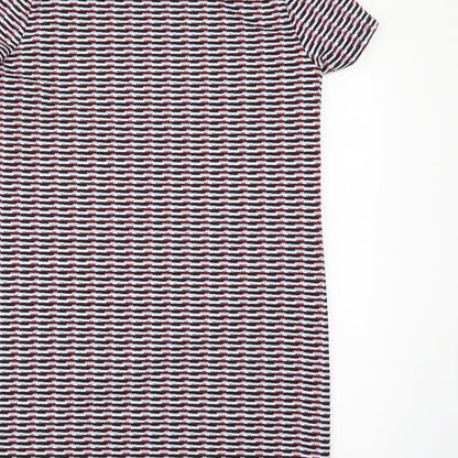 New Look Womens Multicoloured Striped  T-Shirt Dress
