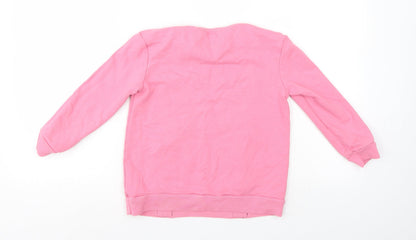 George Girls Pink   Pullover Sweatshirt Size 8-9 Years