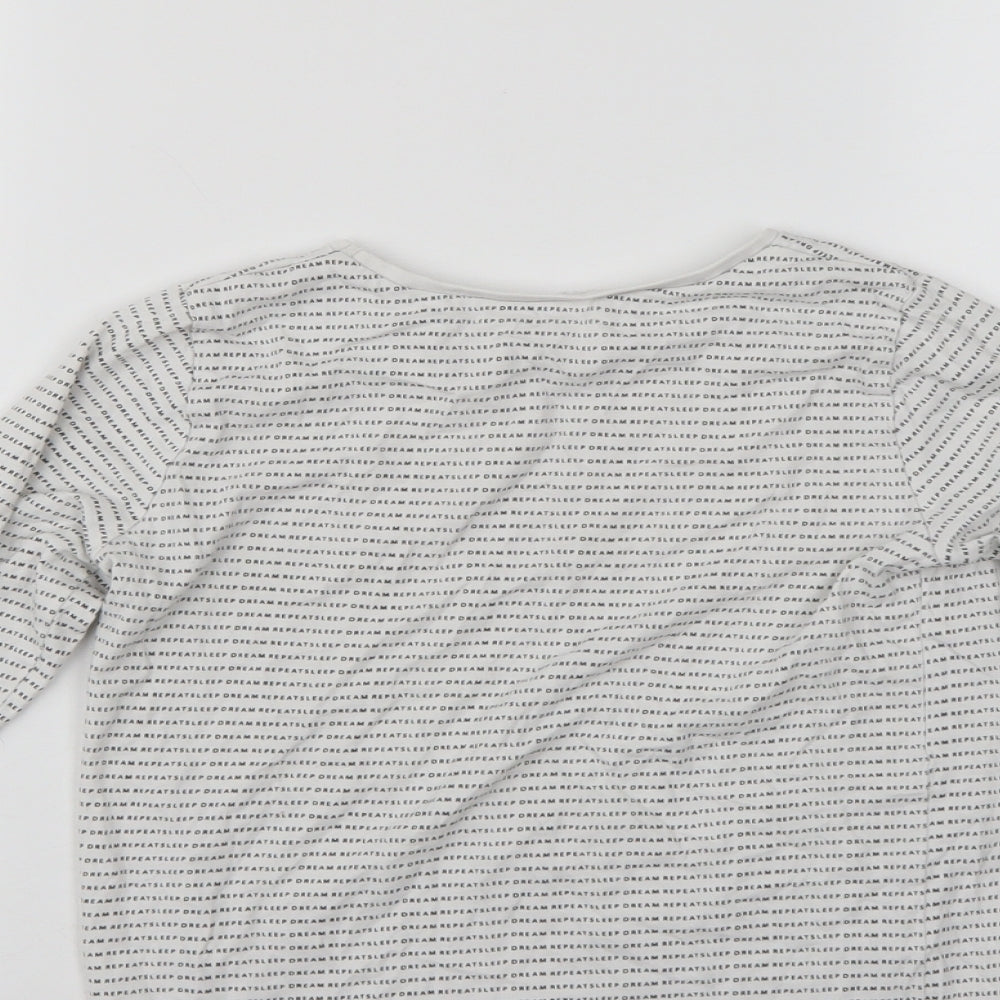 George Girls White   Top Pyjama Top Size 8-9 Years