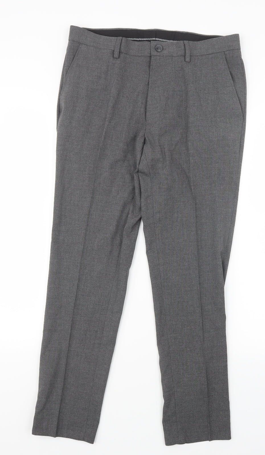 Marks and Spencer Mens Grey   Trousers  Size 31 in L28 in