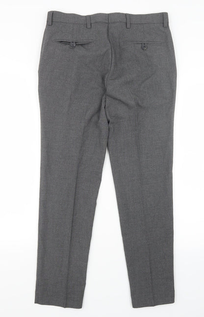 Marks and Spencer Mens Grey   Trousers  Size 31 in L28 in