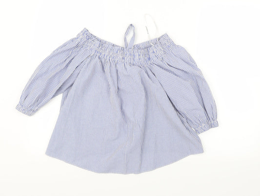 Womens UK Size 12 Atmosphere Blue Basic Blouse