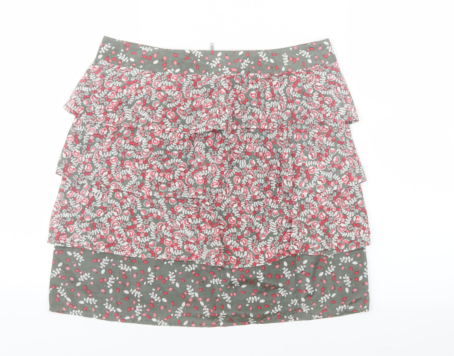 Oasis Womens Pink Floral  Straight & Pencil Skirt Size 10