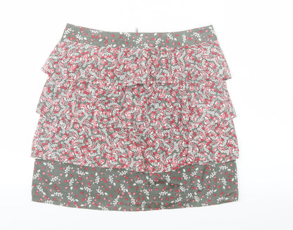 Oasis Womens Pink Floral  Straight & Pencil Skirt Size 10