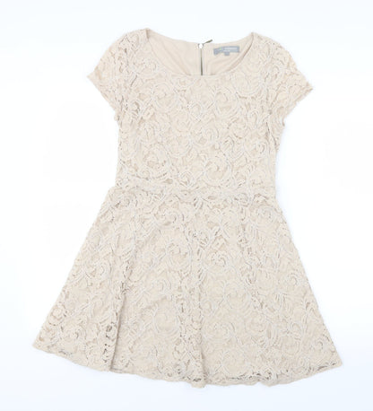 Marks and Spencer Womens Beige  Lace Mini  Size 8