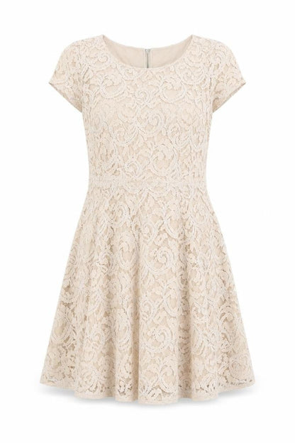 Marks and Spencer Womens Beige  Lace Mini  Size 8