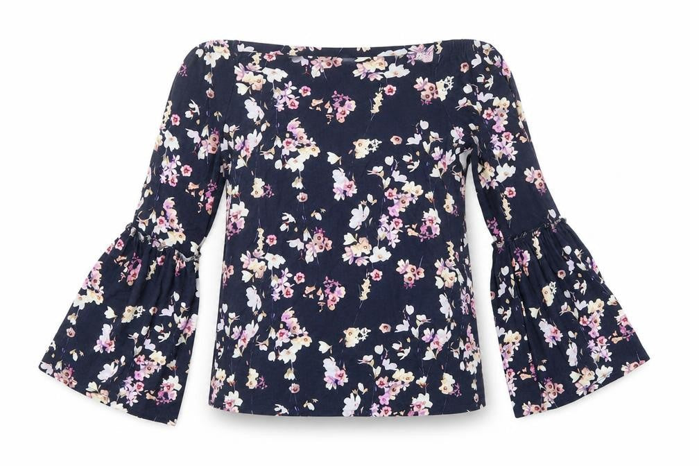 Womens UK Size 8 F&F Blue Basic Blouse