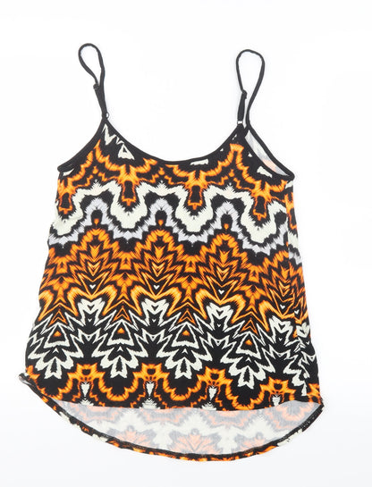 Womens UK Size 14 Dorothy Perkins Orange Camisole T-Shirt